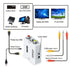 HDMI to AV 3RCA Composite Video Audio Converter Adapter - HDMI2AV White